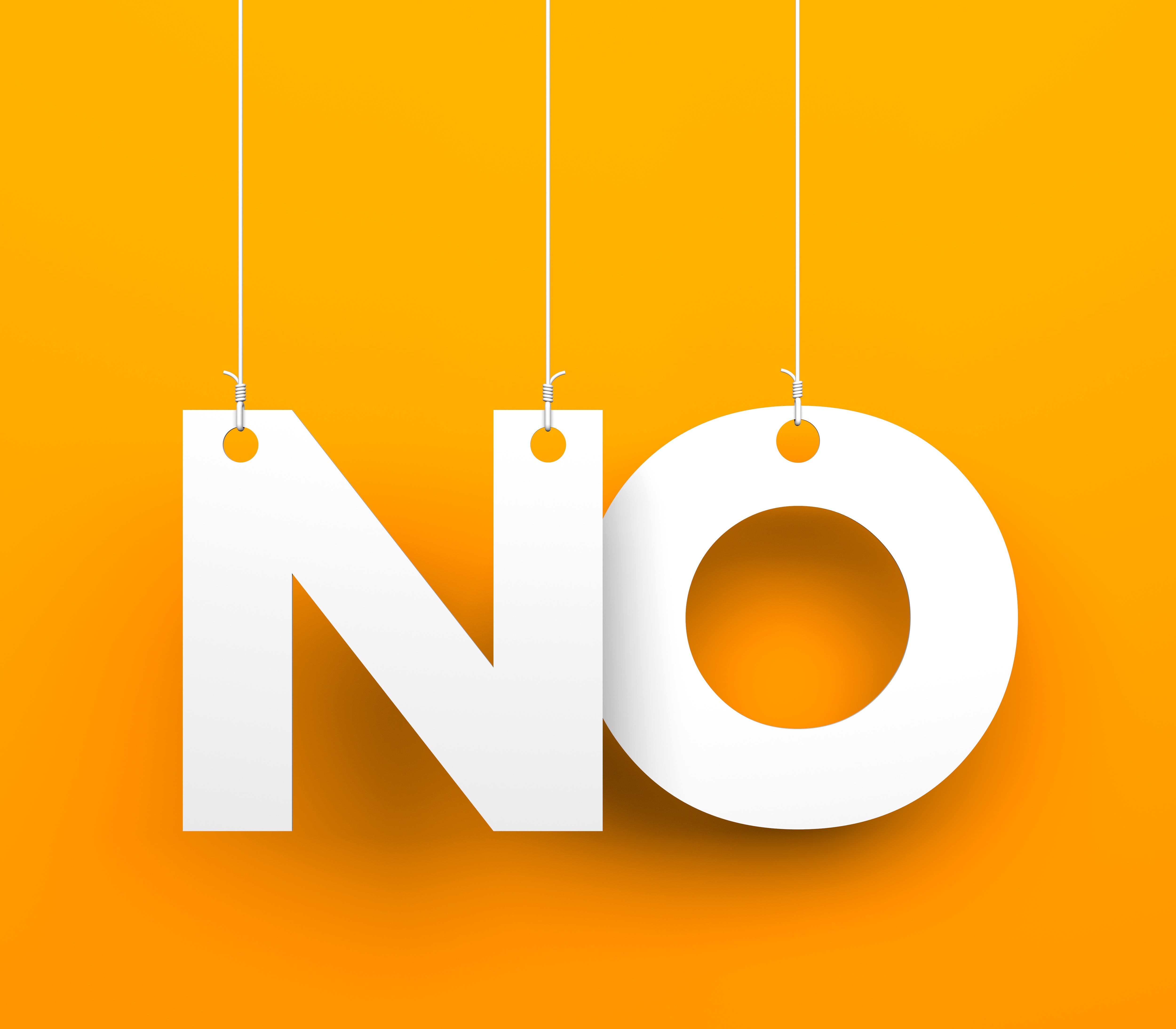 The words No text on the ropes